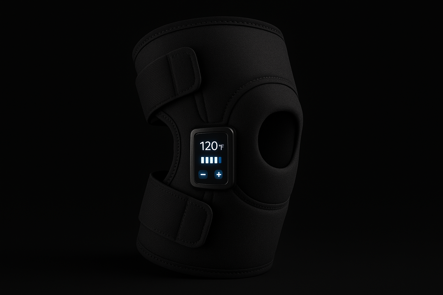 a little touch screen on the brace